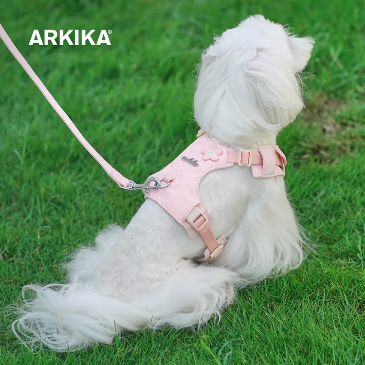 ARKIKA狗狗可爱胸背牵引绳小型犬工字型轻量化遛狗