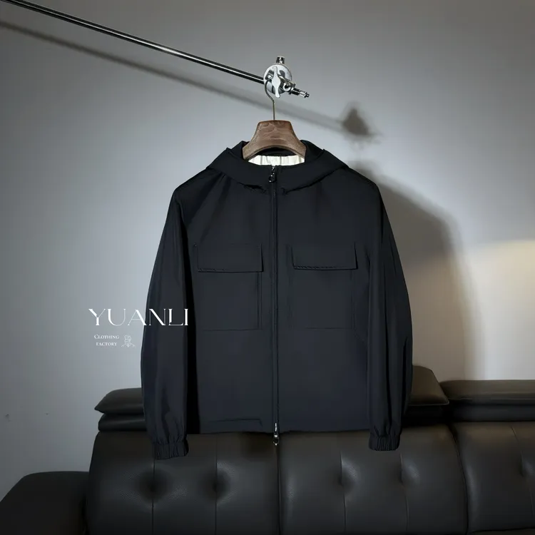 【82091-LY】高奢男装 2025年秋冬新款 男士户外时尚保暖连帽鹅绒服