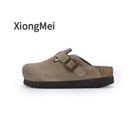 【手工半包拖鞋】新款桑坡勃肯5cm厚底女款潮流时尚百搭休闲拖鞋