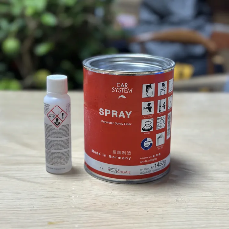 德国海豚无腻子修复专用底漆（含固化剂）接口顺滑干燥速度快