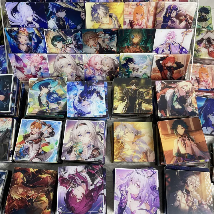 【8cm方片】散兵钟离砂金饮月亚克力双面夹层芙宁娜自选片片创意DIY