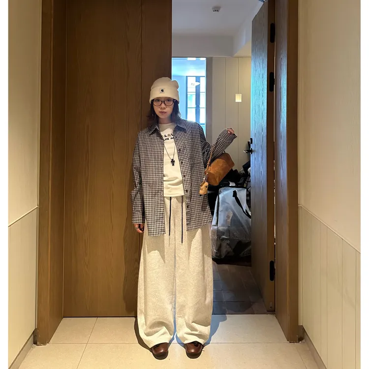 Our2【双腰头卫裤】秋冬季百搭复古休闲卫裤【B7948】