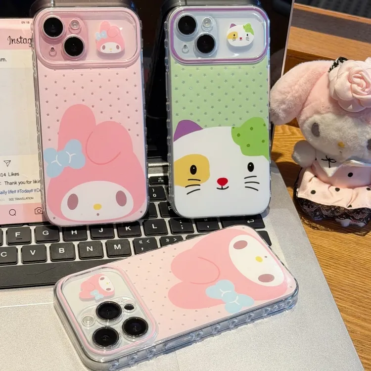 星星小怪美乐蒂爱心壳适用苹果17/华为/vivo/oppo/小米爱心手机壳