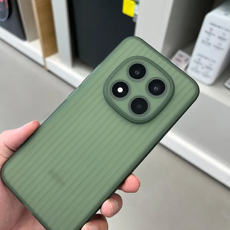 适用红米note15手机壳note15pro波纹微磨砂软壳pro+轻薄保护套