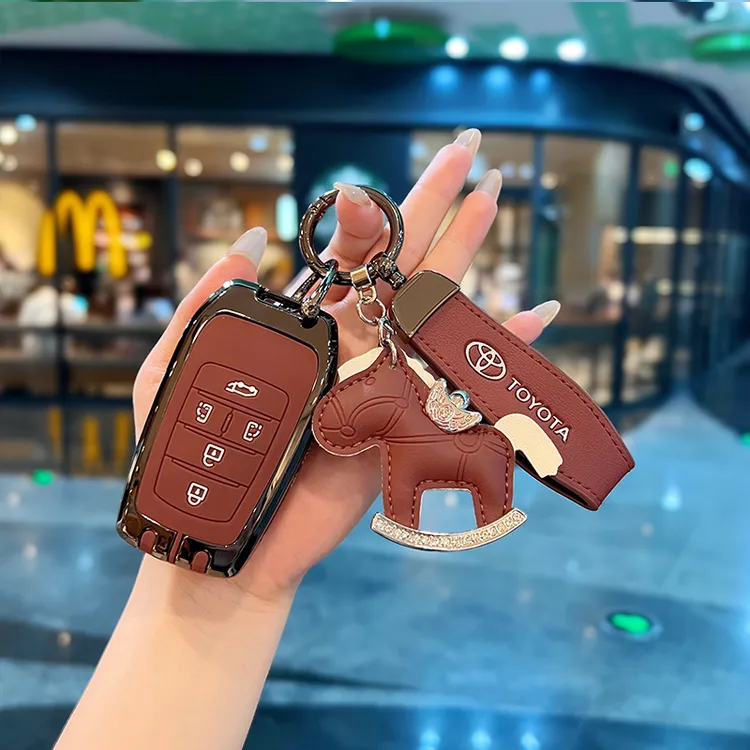 适用25/24款丰田塞纳钥匙套赛那埃尔法威尔法格瑞维亚包高档壳扣