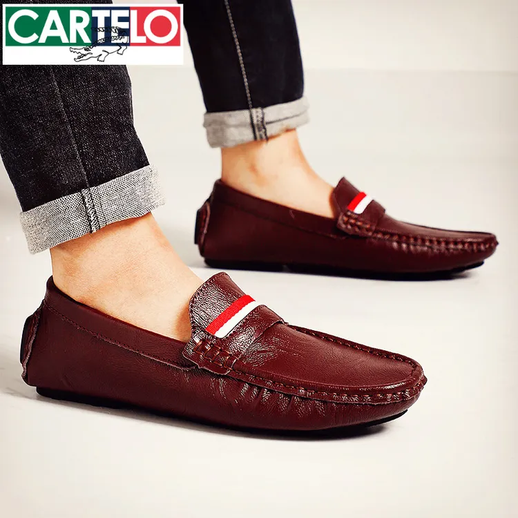 皮鞋男款2025新款秋季款乐福鞋一脚蹬轻奢休闲鞋子男士豆豆鞋男鞋