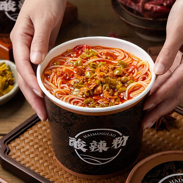 正宗重庆酸辣粉黑金版红薯粉麻辣吸汁速食夜宵美味酸爽方便面桶装