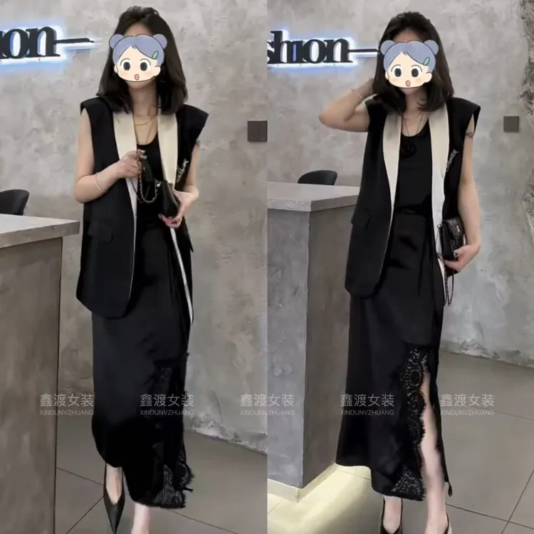 2025夏季新款时尚显瘦气质女士网红洋气三件套百搭款D9284