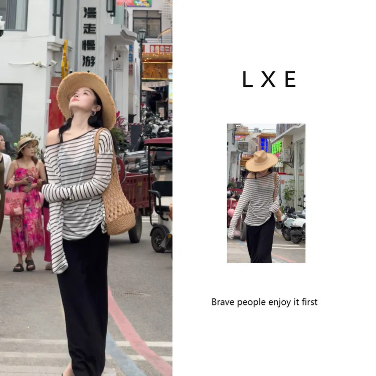 【诗湲】春夏套装气质显瘦百搭设计款透气度假风套装