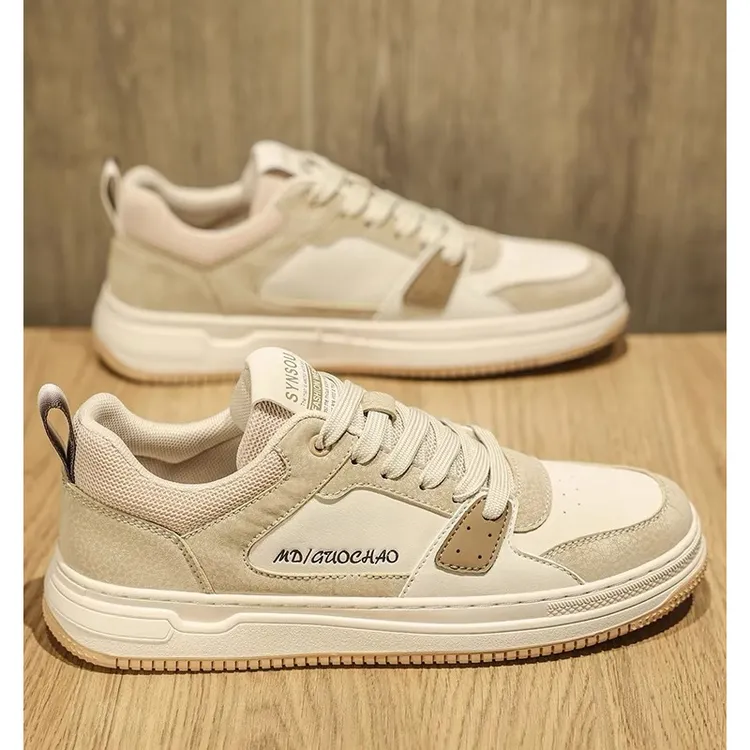 【小阿棍撤柜】新款春季男鞋透气帆布韩版百搭小白鞋厚底休闲运动