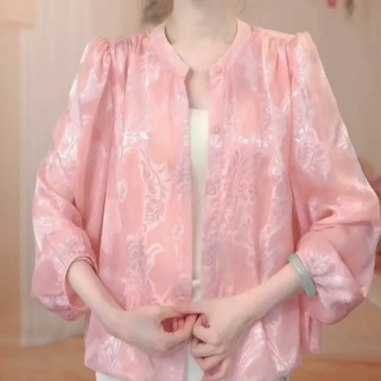 X6362【出口原单】优雅时尚气质显瘦开衫~Miao