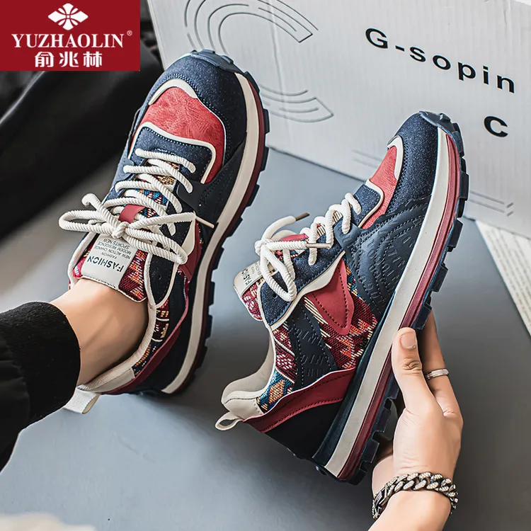 俞兆林欧洲站男鞋夏季潮流百搭阿甘运动休闲跑步鞋厚底老爹潮鞋