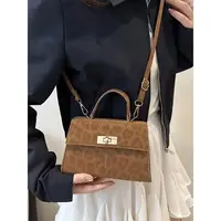 高级质感手提包包女2025新款潮时尚百搭单肩斜挎包复古洋气凯莉包