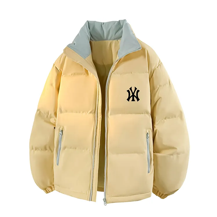 奥特莱斯冬季新款情侣同款潮牌宽松立领棉衣外套百搭休闲保暖棉服