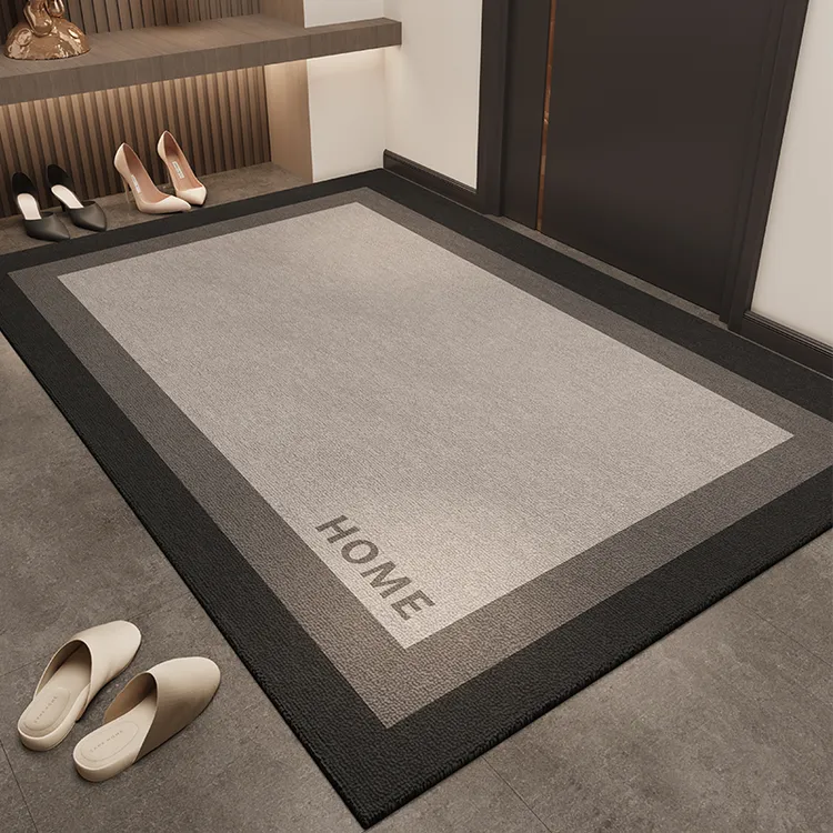 忘忧虫入户地垫轻奢简约免洗家用门厅玄关脚垫耐脏防滑进门地毯