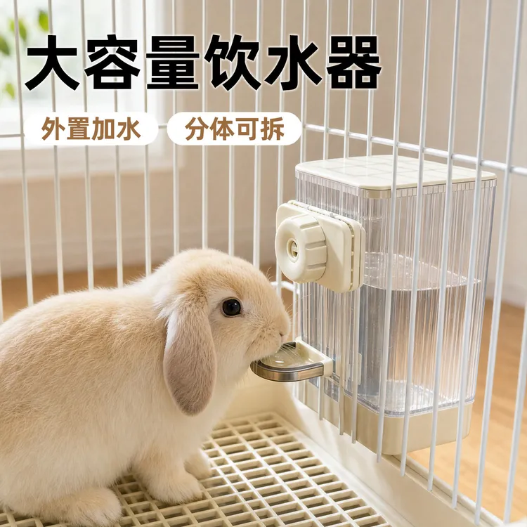 兔子饮水器水壶专用喝水器悬挂式大容量喂水器龙猫荷兰猪饮水器