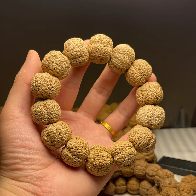 国宝熊猫菠萝蜜1号树金刚菩提手串