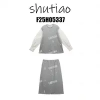 【SHUTIAO】2025秋冬：新款小众设计款套装F25H05337