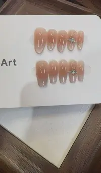 【小钻戒】虎子纯手工穿戴甲 可多次使用 送工具包