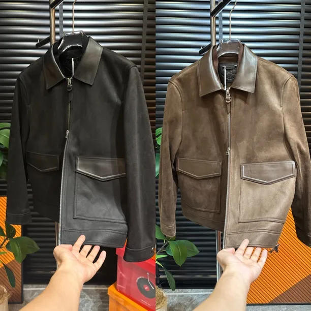 【清澈男装轻奢出品】K50572/QINGCHE2025/高端欧货夹克外套