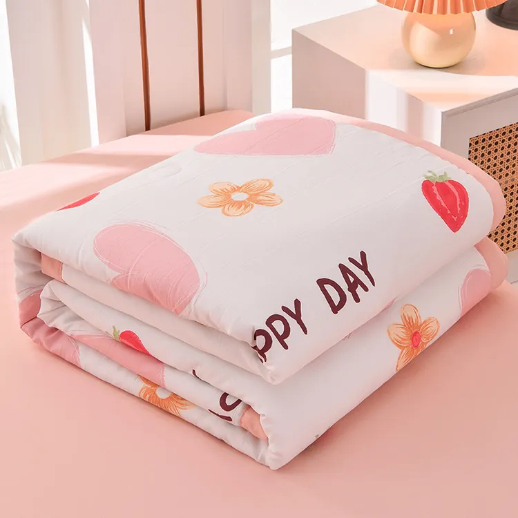 小肥鹅【单夏凉被】空调被针织双层纱夏被薄款透气可机洗被子