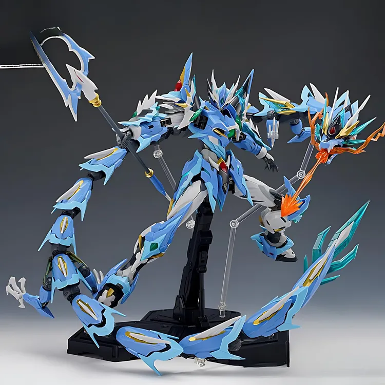 现货敖丙白起拼装寒龙子带龙国创机甲模型机械哪吒曹仁干将