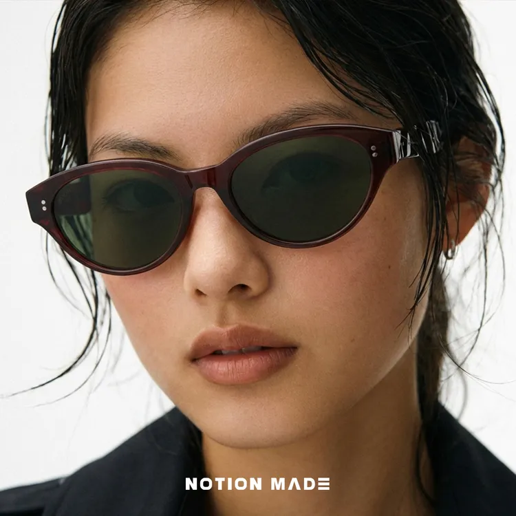 NOTIONMADE051修饰脸型显脸小防紫外线猫眼太阳墨镜防紫外线遮阳商品图