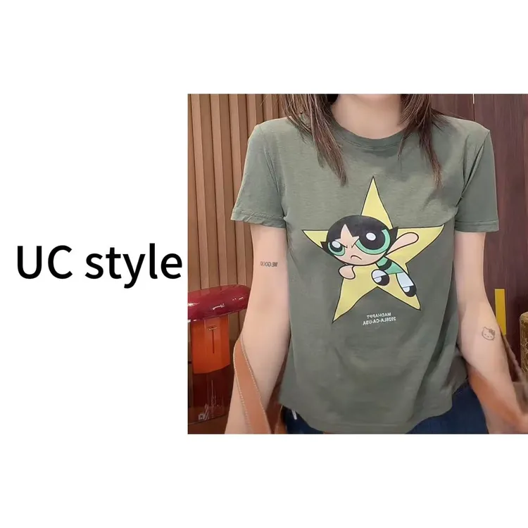 【UCSTYLE】A10271飞天小女警短袖T恤主播穿S码
