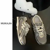 木卡家【银灰阿甘鞋】定制款秋季新款老爹鞋百搭舒适轻便休闲运动潮