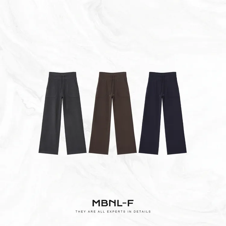 MBNL-F“醋酸羊毛裤” 云朵质感松紧腰保暖休闲裤 秦磊XM-XKZ9686