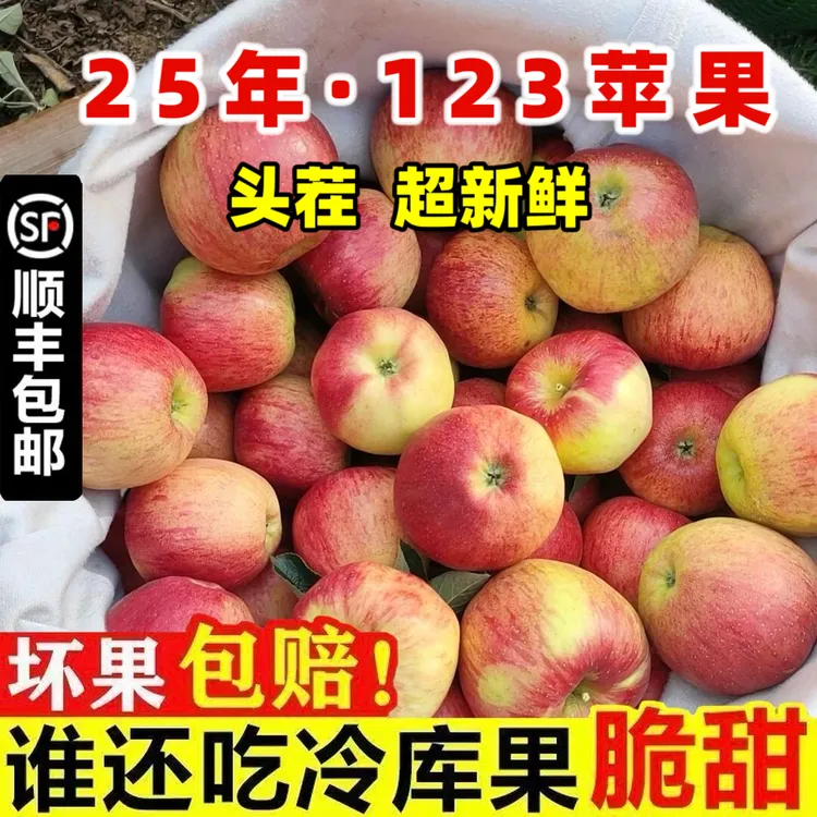 【顺丰热卖】正宗东北123小苹果新鲜水果沙果现摘发货小时候的味道