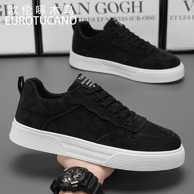 欧伦啄木鸟EUROTUCANO男鞋秋季2025流行新款潮流百搭轻便休闲板鞋