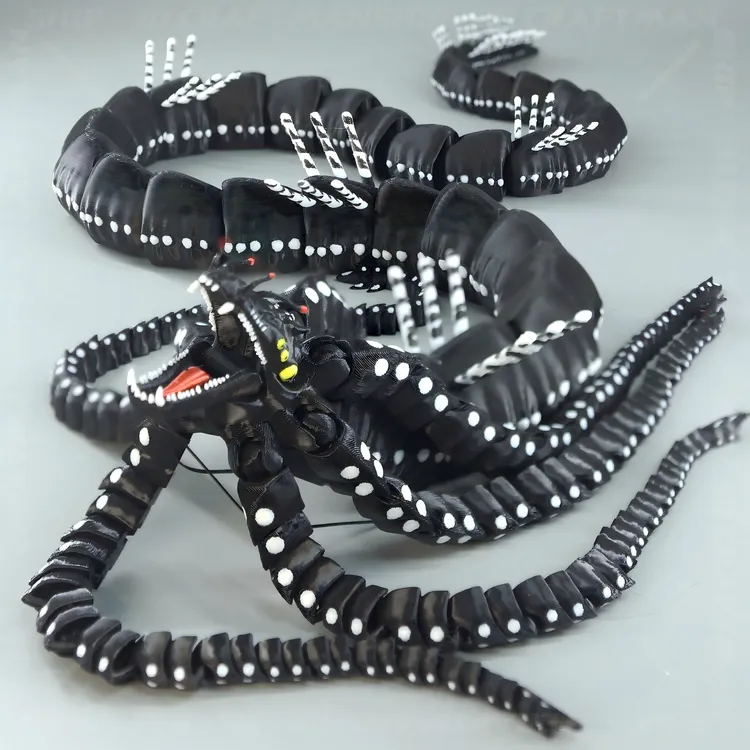 食海者玩具3D打印深海怪兽模型深海迷航远古龙利维坦摆件