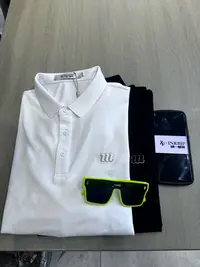 李茹定制黑白POLO衫