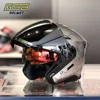 GSB-S278玻璃钢--四分之三头盔骑士半盔踏板骑行公路头盔超轻骑手