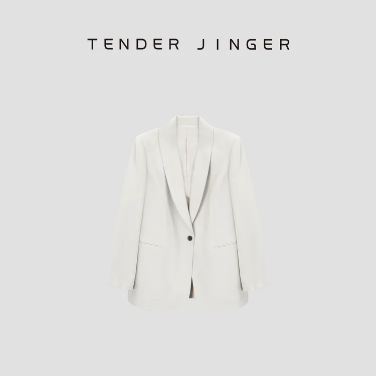 Tender Jinger气质高级一粒扣通勤款西装外套T53KLM30984