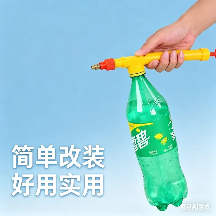 喷枪饮料瓶塑料原料制品打药浇水喷水压喷水壶浇花喷雾器消毒雾化商品图