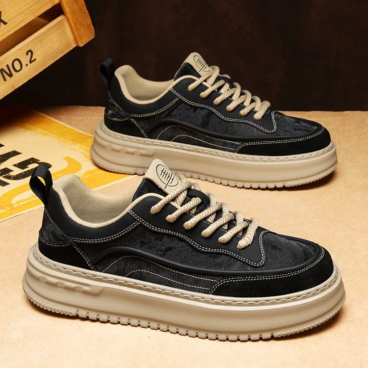 秋冬男鞋时尚潮流男式休闲鞋子潮鞋百搭软底男士板鞋WQ8359