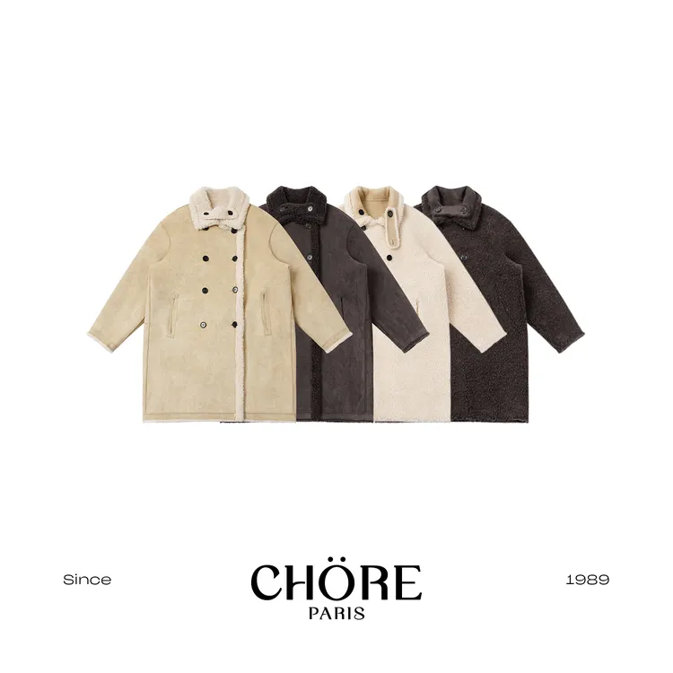 【双面穿长款厚外套】ABWT5A064