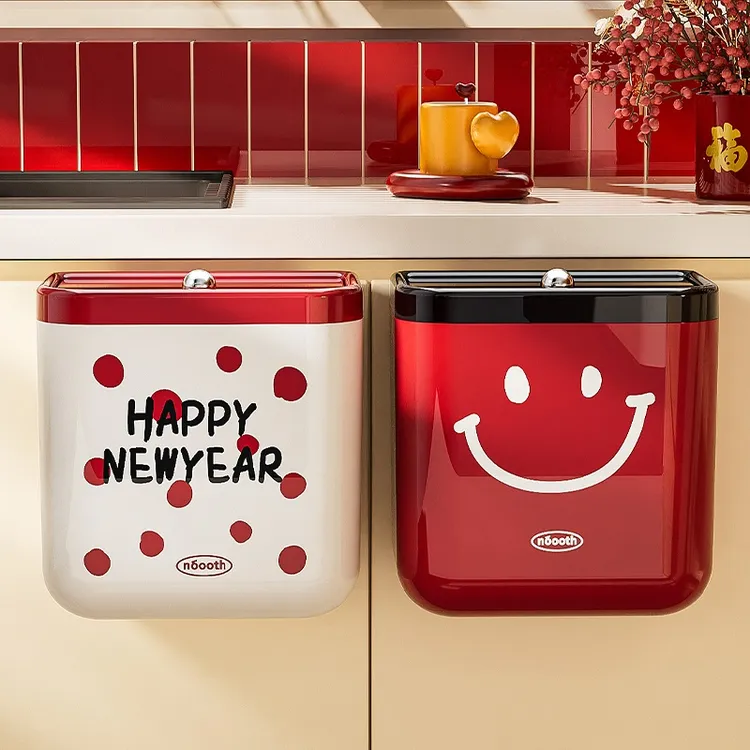 诺室厨房垃圾桶壁挂式家用卫生间厕所大容量带盖橱柜门厨余收纳桶