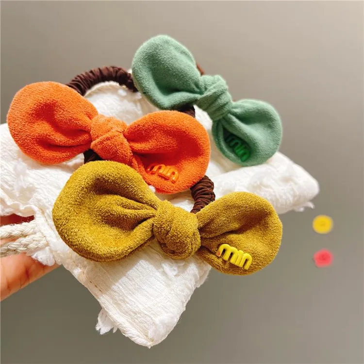 儿童发饰小女孩马尾辫头绳宝宝发绳皮筋头饰女童丸子头兔耳朵发圈