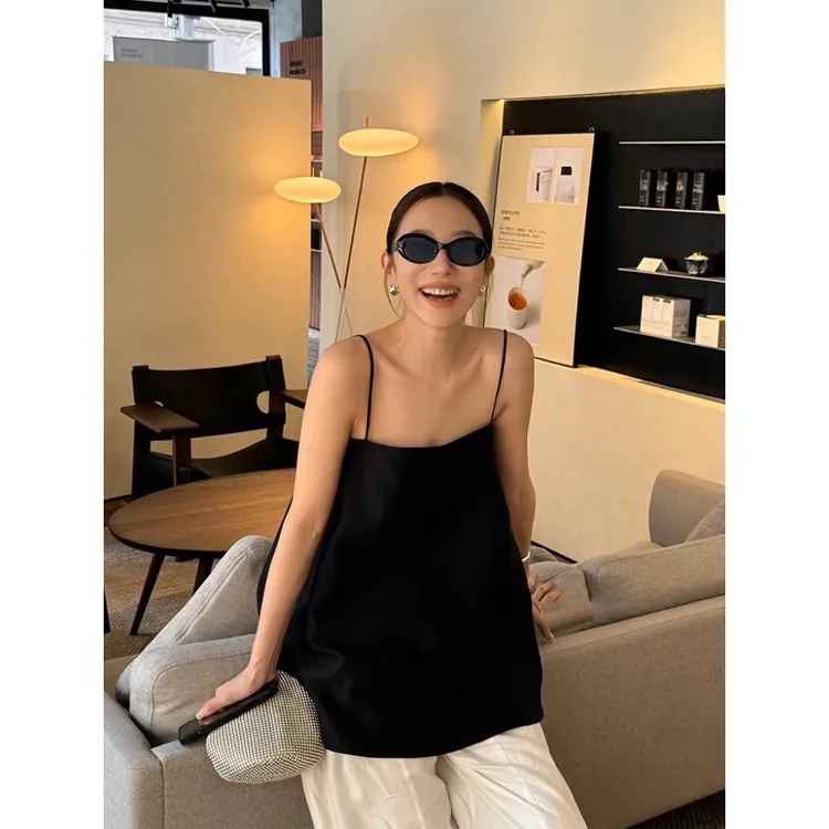 （反转梦境）2025春夏新款美背抹胸吊带背心海边三亚旅游穿搭T3233#