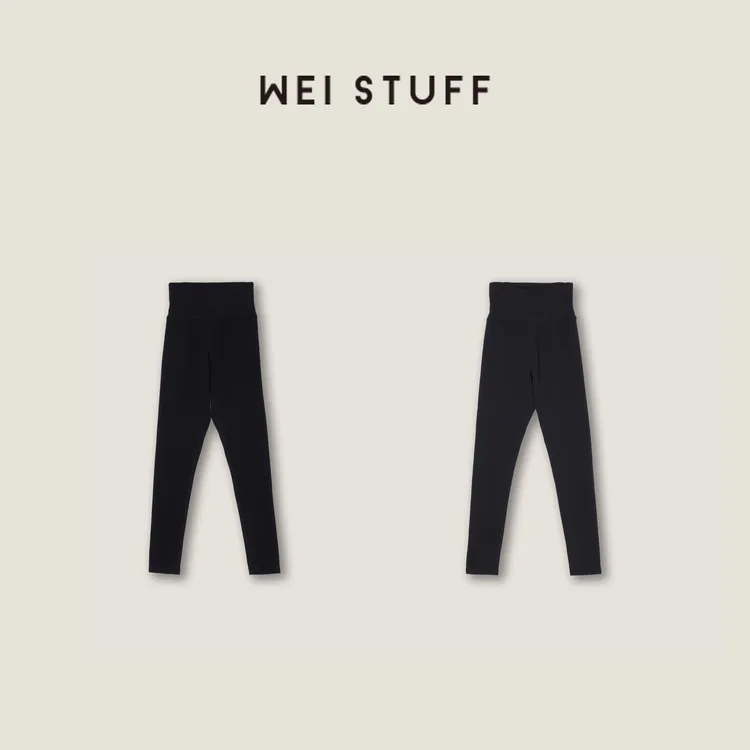 WEI STUFF“小暖炉PLUS” 高弹加厚百搭保暖打底裤 10481.