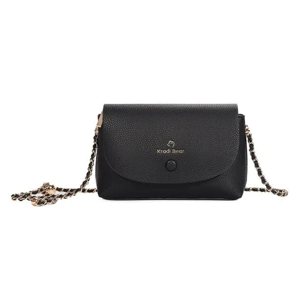 Kradi Bear双根斜挎包单肩斜跨包菱格防盗可拆卸链式朋克风百搭