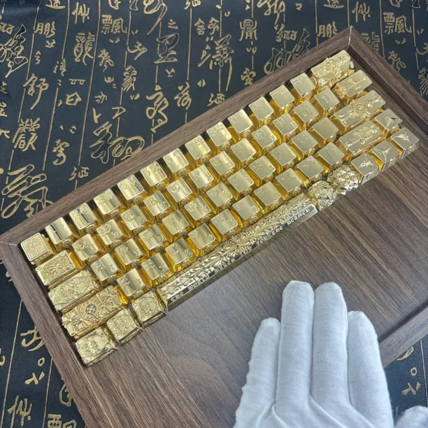 黄铜客制化机械键盘帽全键定制金属键帽时尚潮流赠礼送礼物