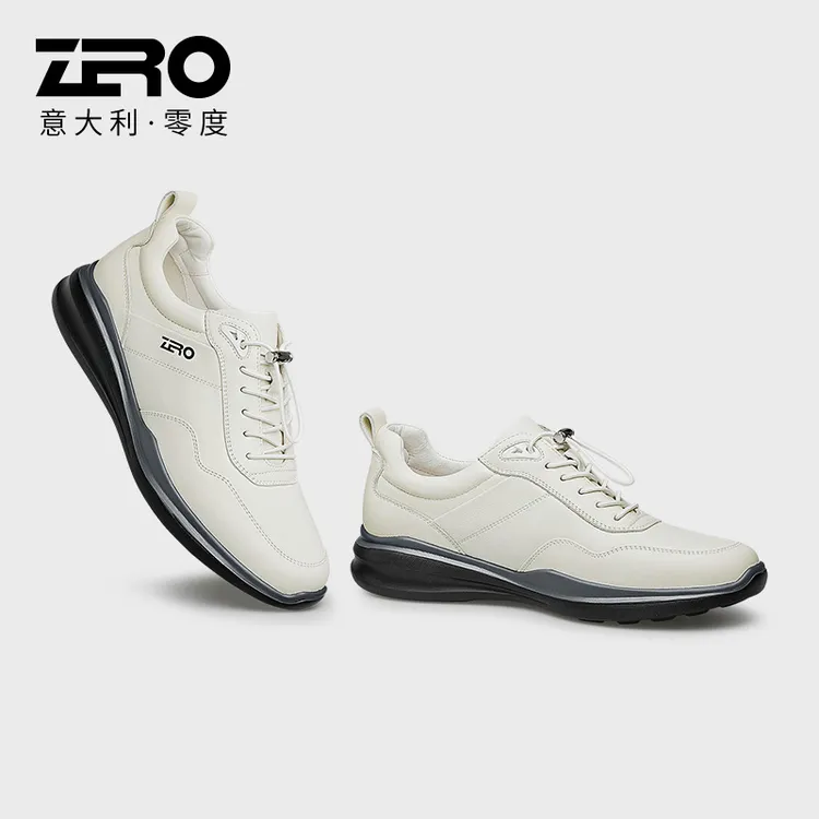 ZRO/零度明星同款运动鞋秋季免系带舒适户外百搭商务休闲男鞋痞帅