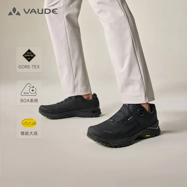 VAUDE巍德户外联名界山 GTX BOA低帮防水徒步鞋登山防滑运动鞋男