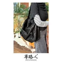 寻路人藏系列百搭潮流纯色大气款旅行多用斜挎包男士斜挎健身包