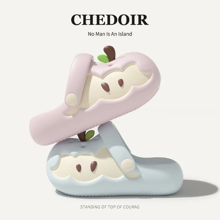 【chedoir】粉蓝鸳鸯苹果洞洞鞋女外穿夏百搭透气增高户外沙滩凉鞋