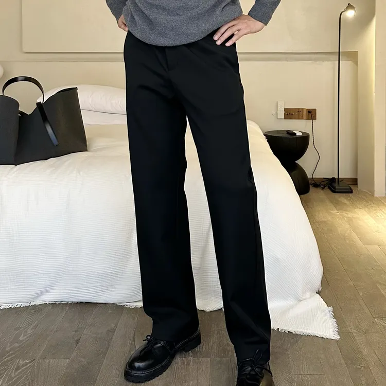 「加绒西裤」一米九高个子男加长加厚冬保暖抗皱弹力松紧腰休闲裤